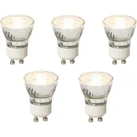 LUEDD 5-pack dimbara GU10 LED-lampor 35 mm 3W 220 lm 2700K