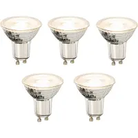 LUEDD Set om 5 st GU10 dimbara LED-lampor 8W 660lm 3000K