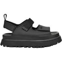 Ugg för kvinnor. 1152685 Golden Glow Sandaler svart (41), Karta, 3 till 5 cm, Kardborreband, Casual