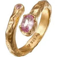 Haze&Glory Ring guld / ljusrosa