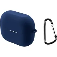 Mtp Products Samsung Galaxy Buds3/Buds3 Pro Silikonskal med Karbinhake - Mörkblå