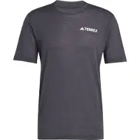 Adidas - Trail running kläder - Xperior Tee Carbon för Unisex - Storlek L - Grå