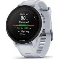 Garmin Forerunner 955 Solar - Sportklocka med rem - silikon - handledsstorlek: 130-220 mm - display 1.3" - 32 GB - Bluetooth, Wi-Fi, ANT+ - 53 g -...