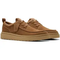 Clarks för män. 26180865 Polden Moc bruna läderskor (44), Karta, Före, Nyckelband, Casual