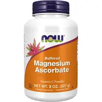 Now , Bufferad Magnesium Ascorbat, Vitamin C Powder, 8 oz (227 g)