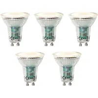 LUEDD Set med 5 GU10 LED-lampor skymningssensor 3W 200 lm 2700K