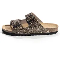 Bayton Pantolette 'Tracy' brons / svart