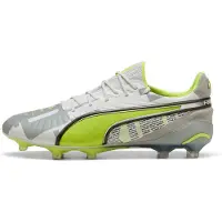 Puma King Ultimate FG/AG Forever - Fjädergrå/Lime/White/Grå LIMITED EDITION, storlek 40
