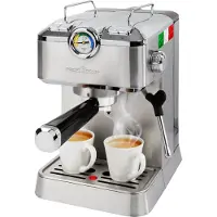 Profi Cook PC-ES/KA 1267 INOX Espressomaskin Rostfritt stål med mjölkskummare