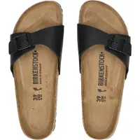 Birkenstock - Sandaler och flip-flops dam - Madrid BF Narrow Black för UnisexUll - Storlek 39 - Svart