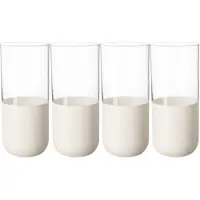 Villeroy & Boch Manufacture Rock Longdrinkglas 30 Cl 4-pack - Highballglas & Longdrinkglas Kristallglas Vit