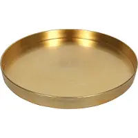 Toro Plåt/lock Ø32 x h3 cm gul färg plast (18)
