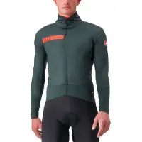 Castelli Beta RoS Jacket Green Red, Size M