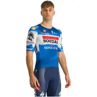 Castelli Aero Race 7.0 Soudal Quick-step 2024 Korta ärmar Cykeltröja