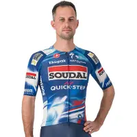 Castelli Aero Race 8s Soudal Quick-step 2025 Korta ärmar Cykeltröja