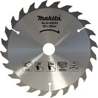 Makita Sågklinga för trä ; 165x20,0 mm; Z24; 20°