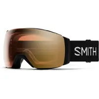 Smith - Skidglasögon - I/O Mag Xl Black Chromapop Pro Photochromic Gold Mirror för Unisex - Svart
