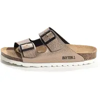 Bayton Pantolette 'Tracy' brons / svart