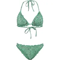 Shiwi Bikini 'Liz' grön / svart / off-white