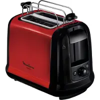 Moulinex LT 261D met-rt/sw Brödrost Svart, Röd