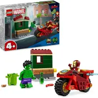 LEGO 76287 Marvel Iron Man med Motorcykel & Hulk