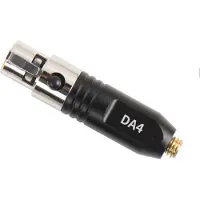 Deity DA4 Microdot-adapter för W.Lav (svart)