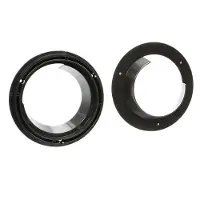 ACV 271292-02, Speaker adapter, Suzuki, Fiat Fiat Sedici (FY) &sup1;+&sup2; 06/2006 - 08/2009 Fiat Sedici (FY) &sup1;+&sup2; 08/2009 - 10/2014 Fiat..., Black, Plastic, 165 mm
