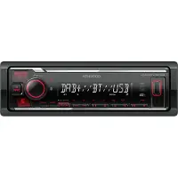Kenwood KMMBT408DAB Bilstereo Bluetooth, Anslutning för rattfjärrkontroll, DAB+ Tuner