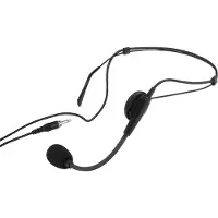 IMG Stage Line Headset Sångmikrofon HSE-86 Sändare signal:Sladd