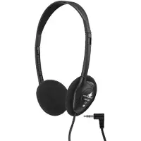 Monacor MD-302 On Ear hörlurar Sladd Stereo Vändbara kåpor