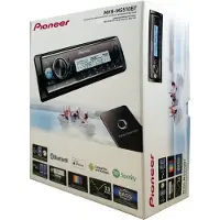 Pioneer MVH-MS510BT, Svart, 1 DIN, AAC, FLAC, MP3, WAV, WMA, LCD, 1,5 linjer