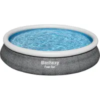 Bestway Fast Set-bassäng med botten 457 cm (57313)
