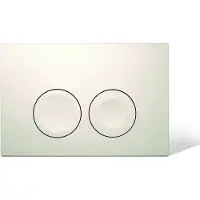 Geberit Delta25 manöverplatta 2-spol 246x164 mm tryckknappar alpinvit