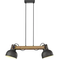 JUST LIGHT Hänglampa Cup 2.0, dimbar, Svart, Vardagsrum / matsal, Metall, Industriell design, Pendellampa