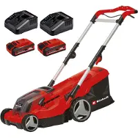 Einhell RASARRO 36/36 (2x3Ah Plus) Power X-Change Batteri Batteridriven gräsklippare inkl. 2. Laddare, inkl. 2 batteri 18 V Klippbredd 36 cm Lämplig för 400 m²