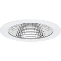 The Light Group SLC Shift LED-inbyggnadsspona Ø 19cm CCT, vit Shift, dimbar, Vitt / opal, Vardagsrum / matsal, Aluminium / grå / zink