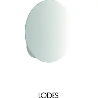 Lodes LED vägglampa, dimbar, Vitt / opal, Vardagsrum / matsal, Metall, LED-vägglampa, vägglampa inomhus