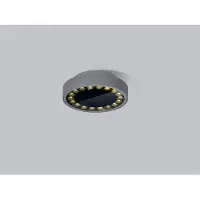 HELESTRA Say LED-utomhustaklampa grafit Ø18,5cm, Aluminium / grå / zink, Aluminium / grå / zink, Modern, LED-taklampor