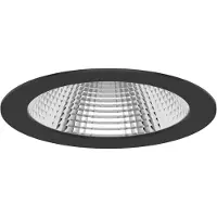 The Light Group SLC Shift LED-inbyggnadsspona Ø 19 cm CCT, svart Shift, dimbar, Svart, Vardagsrum / matsal, Aluminium / grå / zink