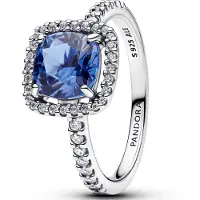 Pandora Timeless blue halo-ring silver 193550C01-50
