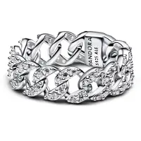 Pandora Timeless Cuban Chain silver ring 193557C01-60