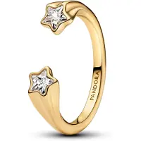 Pandora Moments North Star 14k gold plated ring 163582C01-58