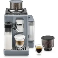 De'Longhi De’Longhi Rivelia EXAM440.55.g, Espressomaskin, 1,4 l, Kaffebönor, Malat kaffe, Inbyggd kvarn, 1450 W, Grå