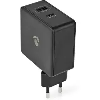 Nedis Wcpd45w100bk Usb-a-och Usb-c-väggladdare