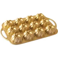 Nordic Ware 75th Anniversary Bakform - Bakformar Gjuten Aluminium Guld