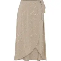 Pieces Kjol 'PCTALA' beige / vit