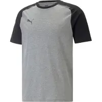 Puma T-Shirt teamCUP Casuals - Grå/Svart, storlek Medium