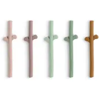 Done by Deer Sugrör - 5-pack - Peekaboo - Powder Mix - - One Size - Sugrör