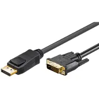 Goobay DisplayPort - DVI-D Dual Link-kabel, 1 m