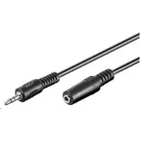 PremiumCord Jack 3.5mm - Jack 3.5mm cable 3m black (kjackmf3)